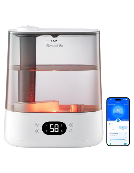 Humidificador Inteligente GoveeLife 6L para Habitaciones Grandes