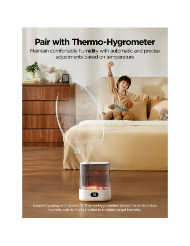 Humidificador Inteligente GoveeLife 6L para Habitaciones Grandes