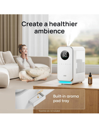 Humidificador Dreo 5L Inteligente Ultrasonido Blanco
