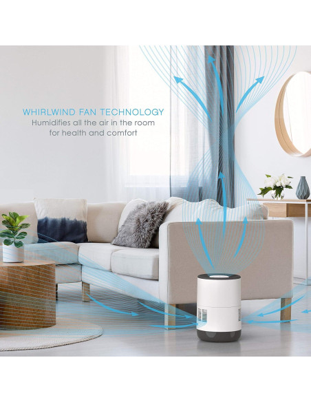 Humidificador Evaporativo Pure Enrichment PEHUMEVA 2.8L Antibacteriano