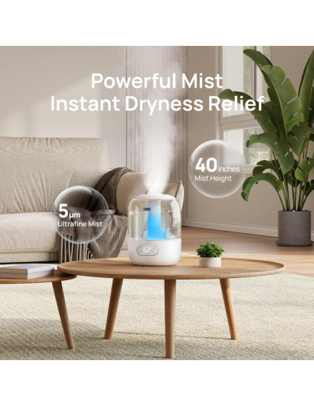 Humidificador Dreo DR-HHM006 3L Vapor Frío para Dormitorio