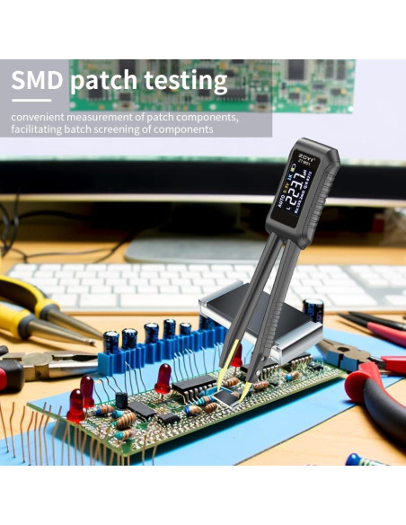 Pinzas Digitales LCR ZOYI ZT-MD1 Pantalla OLED Precisión 0.5%
