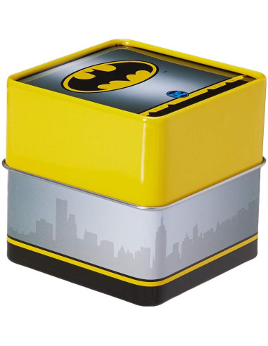 Reloj Analógico de Cuarzo Accutime Kids Batman Negro Amarillo