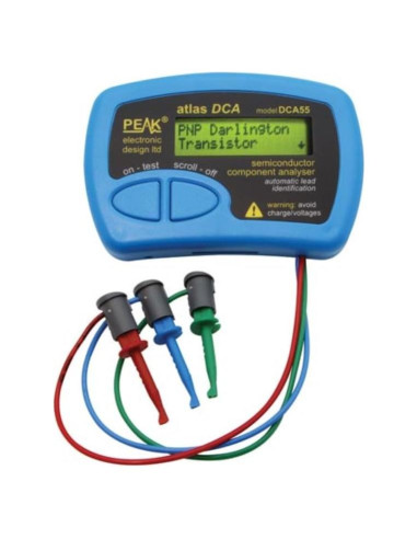 Analizador de Semiconductores Velleman DCA55 - 103x70x20mm