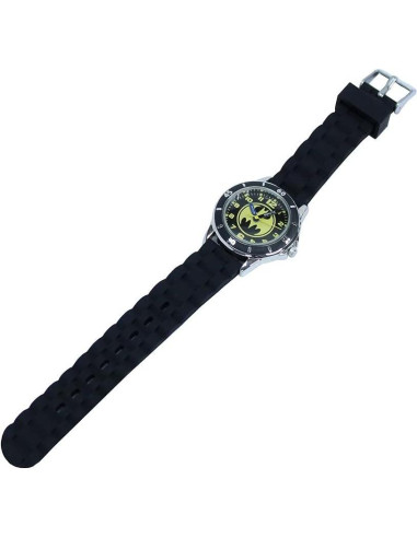 Reloj Analógico de Cuarzo Accutime Kids Batman Negro Amarillo