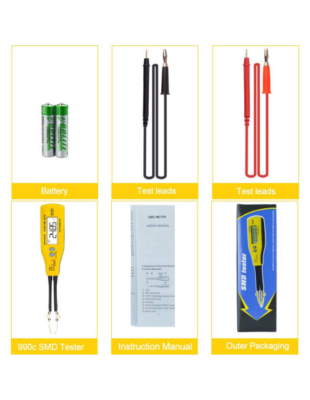 Multímetro Digital AOPUTTRIVER AP-990C SMD 6000 Cuentas