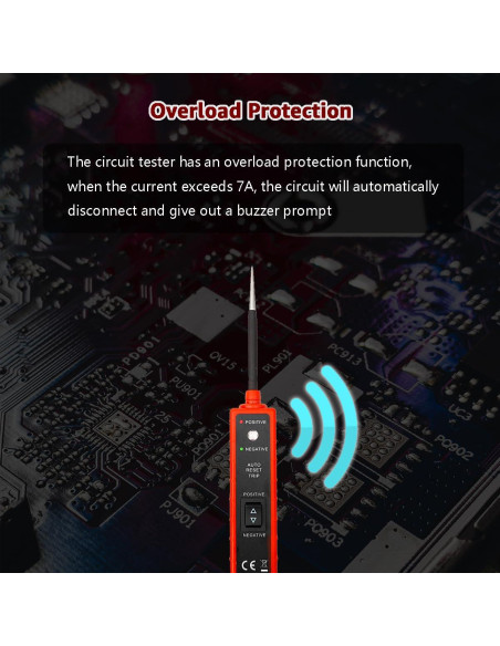 Probador de Circuito Automotriz ITEQ IT004 6V-24V LED
