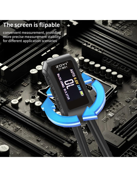 Medidor LCR ZOYI ZT-MD1 Digital 10KHz Precisión 0.5%