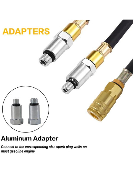 Kit de prueba de compresión de motor Yonligonju 8 piezas