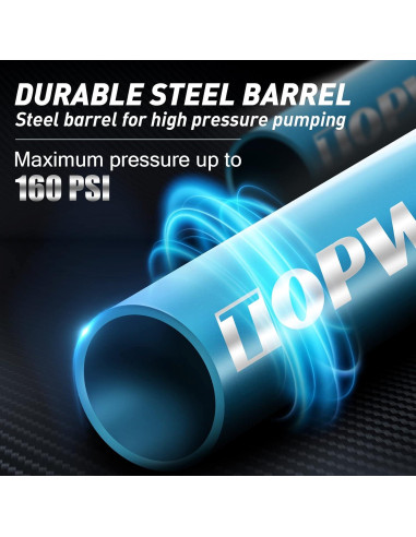 Bomba de Neumáticos Manual Topward para Bicicleta Azul