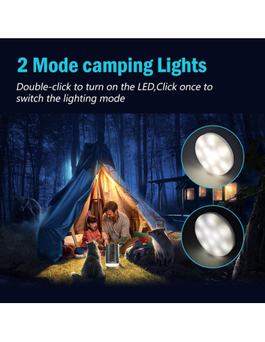 Bomba de Aire Portátil VUDIKEJ 4000mAh con Luz LED