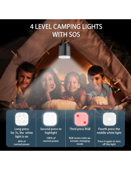 Bomba de Aire Portátil XINBAOHONG H9727 con Luz LED 4000mAh