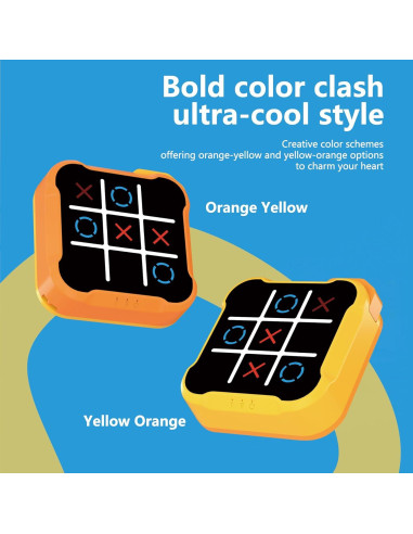 Juego de Mesa 3 en 1 BEBESIRI Tic Tac Toe Portátil