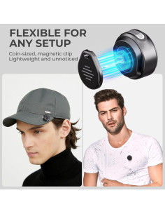 Micrófono Lavalier Inalámbrico Moman MP-BMC1AC-BK para iPhone/Android 2