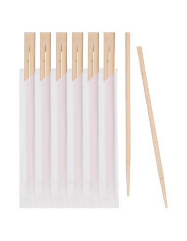 Palillos de Madera Desechables Prestee 20,32 cm - 50 Pares
