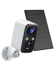 Cámara de Seguridad Inalámbrica FOAOOD Solar 2K IP66