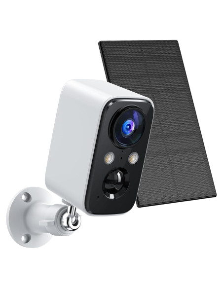 Cámara de Seguridad Inalámbrica FOAOOD Solar 2K IP66