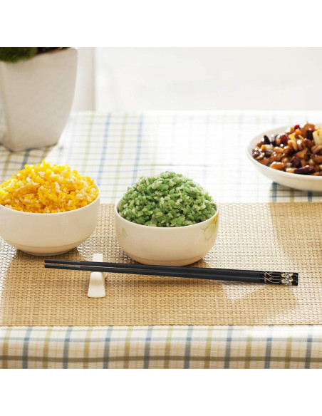 10 Pares de Palillos Reutilizables GADIEDIE Coloridos 24 cm