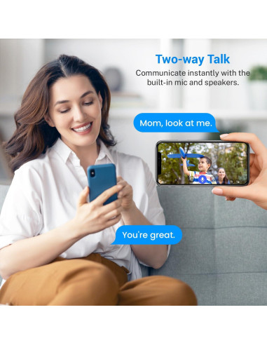 Cámara de Seguridad Inalámbrica R7 1080p Visión Nocturna