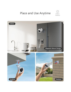 Cámara de Seguridad Inalámbrica Viigytek 2K WiFi Exterior 2