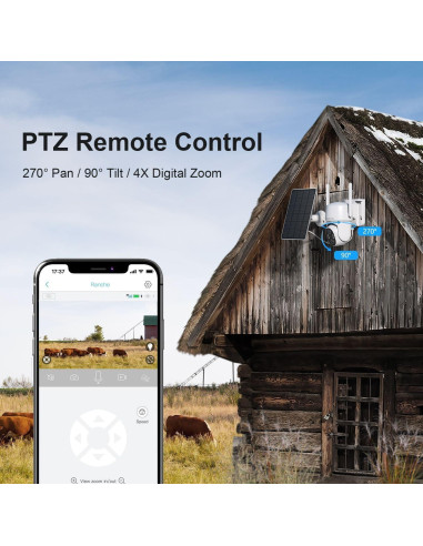 Cámara de Seguridad 4G HOSAFE RBX-S50 Solar 2K HD