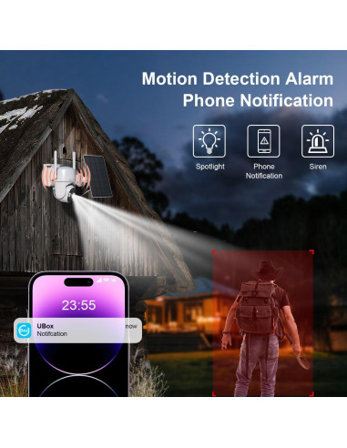 Cámara de Seguridad 4G HOSAFE RBX-S50 Solar 2K HD