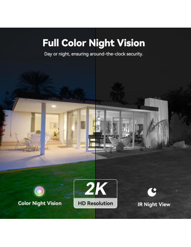 Cámara de Seguridad 4G LTE SEHMUA Doble Lente 2K IP65