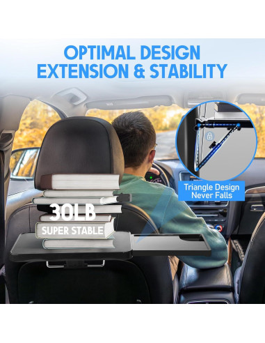 Bandeja de Volante Datanly 2 en 1 para Coche y SUV