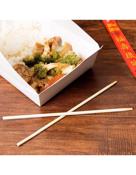 Palillos de Bambú Desechables Royal7 120 Pares 22,86 cm