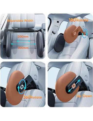 Cojín de Reposacabezas Ajustable PartsTo para Niños y Adultos