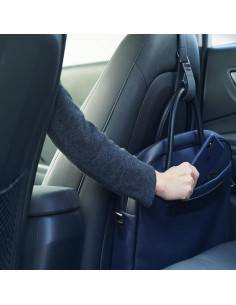 Gancho de reposacabezas Fouring de silicona marrón para coche 2