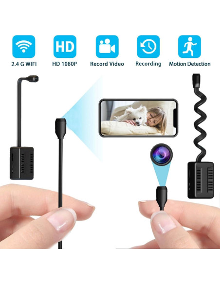 Cámara Oculta Mini Bewinner HD 1080P Detección de Movimiento Cámara Oculta Mini Bewinner HD 1080P Detección de Movimiento
