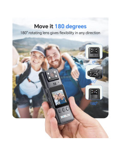 Cámara Corporal BOBLOV A23 128GB con Visión Nocturna 2