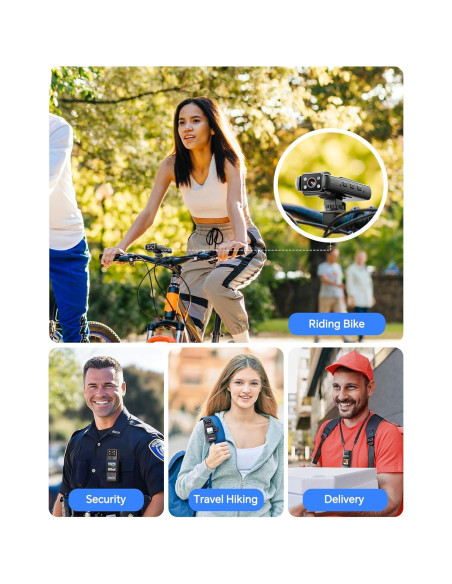 Cámara Corporal BOBLOV A23 128GB con Visión Nocturna