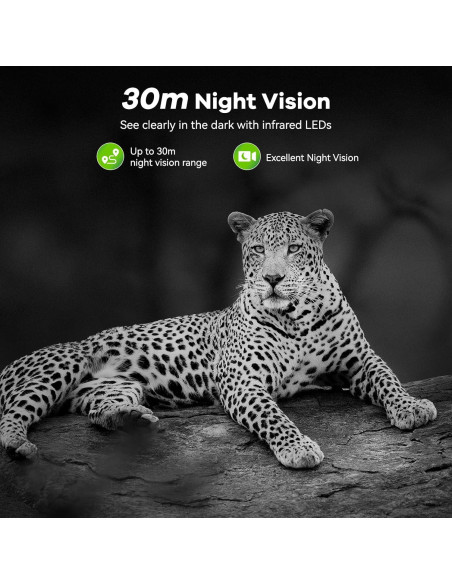 Cámara de sendero DEATTI 48MP 4K WiFi Bluetooth con 8 baterías