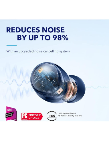 Auriculares Inalámbricos Anker Soundcore A40 Azul 50H ANC