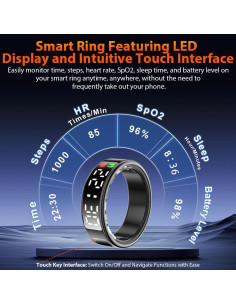 Anillo Inteligente Timturbo de Salud y Fitness IP68 Bluetooth 2