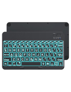 Teclado Bluetooth OMOTON Grande Retroiluminado para iPad