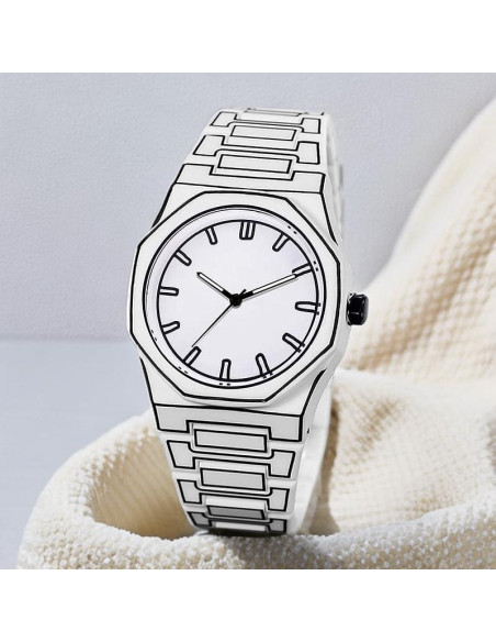 Reloj Deportivo Minimalista FANMIS 6016 Anime Blanco 30m Reloj Deportivo Minimalista FANMIS 6016 Anime Blanco 30m