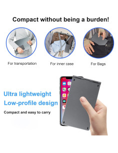 Teclado Inalámbrico Plegable SHARE SUNSHINE Gris Bluetooth 2