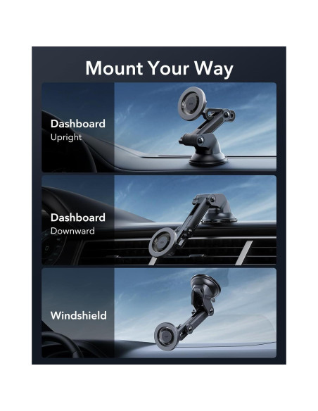 Soporte Magnético para Teléfono ESR para Coche - Montaje en Parabrisas