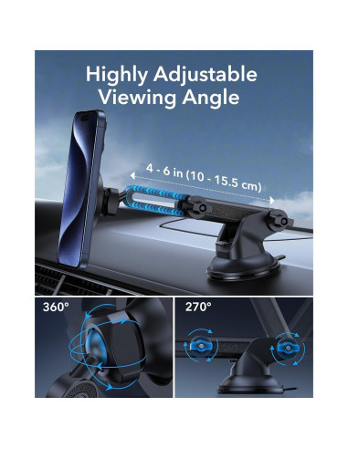 Soporte Magnético para Teléfono ESR para Coche - Montaje en Parabrisas