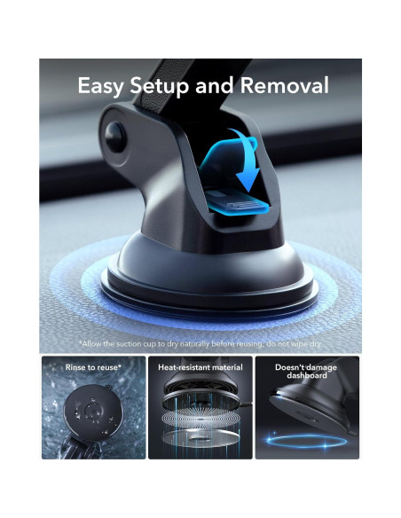 Soporte Magnético para Teléfono ESR para Coche - Montaje en Parabrisas