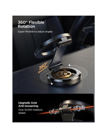 Soporte de Coche Magnético JOYROOM Plegable 360 para iPhone