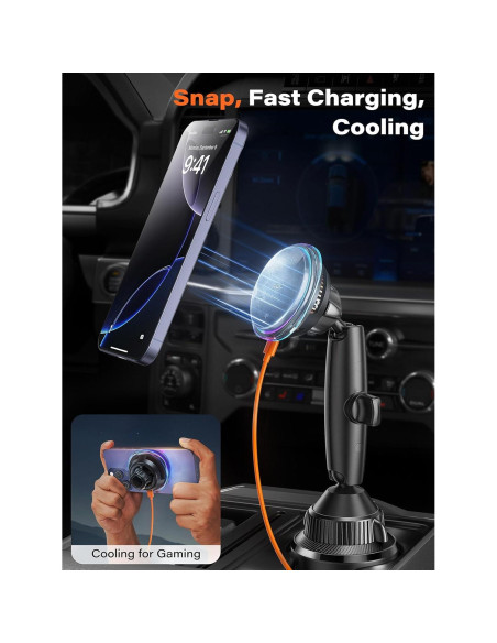 Soporte de Cargador Inalámbrico A2C MagSafe 15W para iPhone