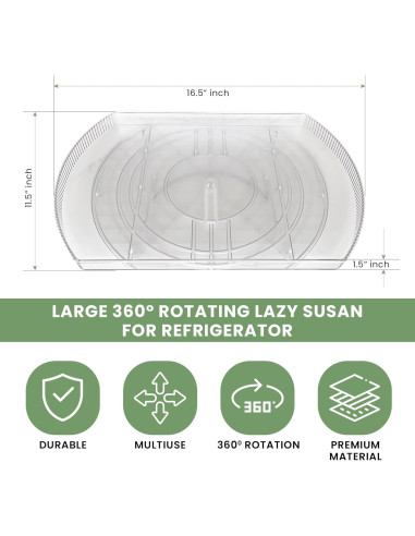 Organizador Giratorio NOSTALGIQ 41.9 cm para Refrigerador