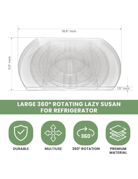 Organizador Giratorio NOSTALGIQ 41.9 cm para Refrigerador