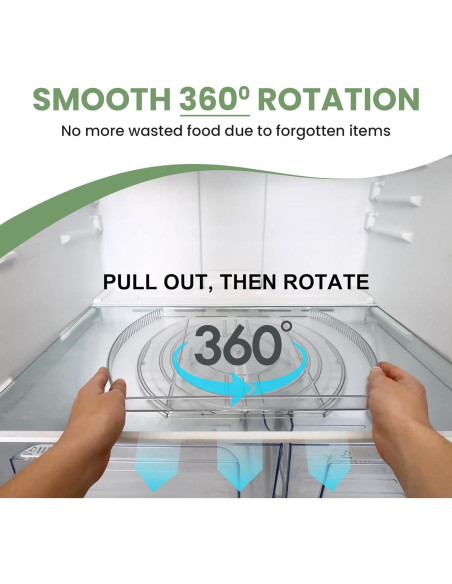 Organizador Giratorio NOSTALGIQ 41.9 cm para Refrigerador