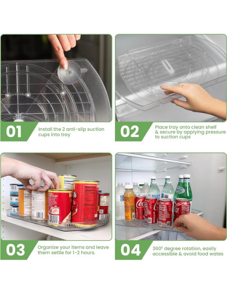 Organizador Giratorio NOSTALGIQ 41.9 cm para Refrigerador