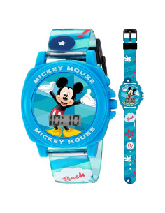 Reloj Infantil Digital Mickey Mouse Accutime LCD Correa Silicona